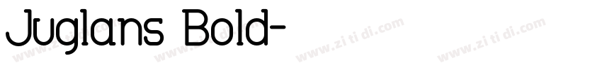 Juglans Bold字体转换